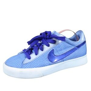 Nike Sweet Classic Women Athletic Sneakers Size 6 Casual Blue Fabric Mesh